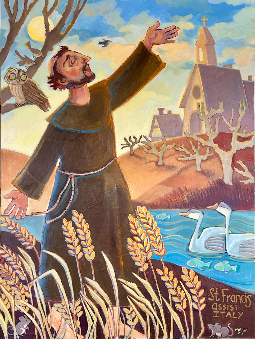 St. Francis Among the Wheat