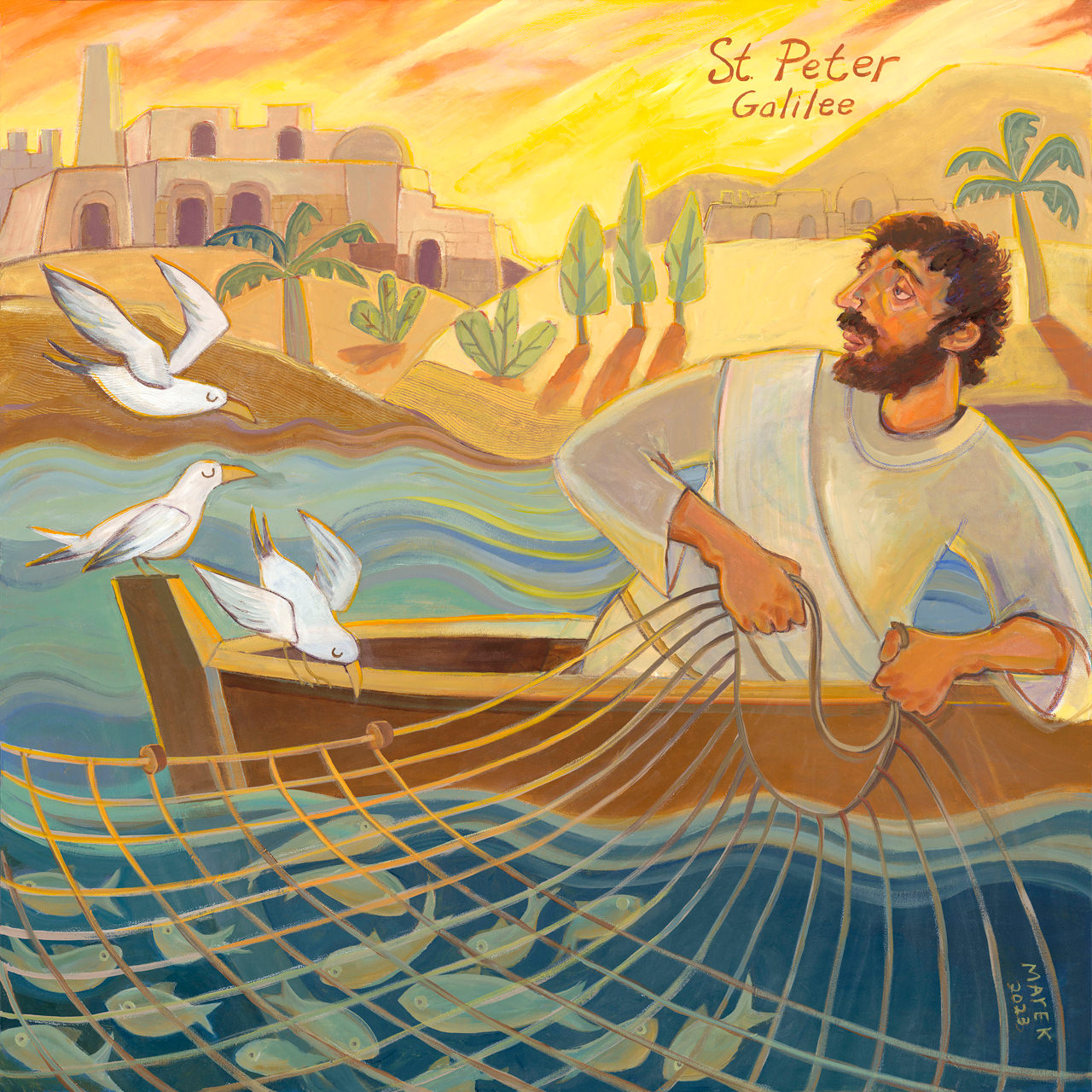 St. Peter, Bethsaida, on the northern shore of the Sea of Galilee (1B.C. - A.D.67)