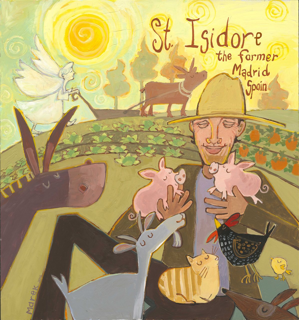 ST. ISIDORE THE FARMER, MADRID, SPAIN ( 1080-1130)